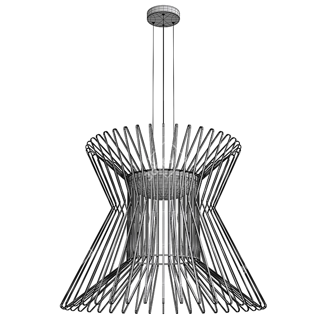 Modern LED Pendant Light: Syrma Lighting 3D model image 2