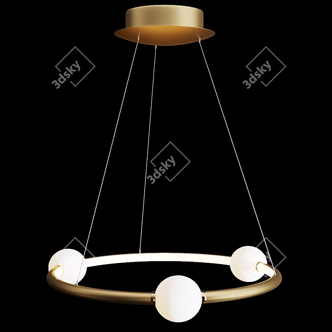 Modern Celia Pendant Light 3D model image 2