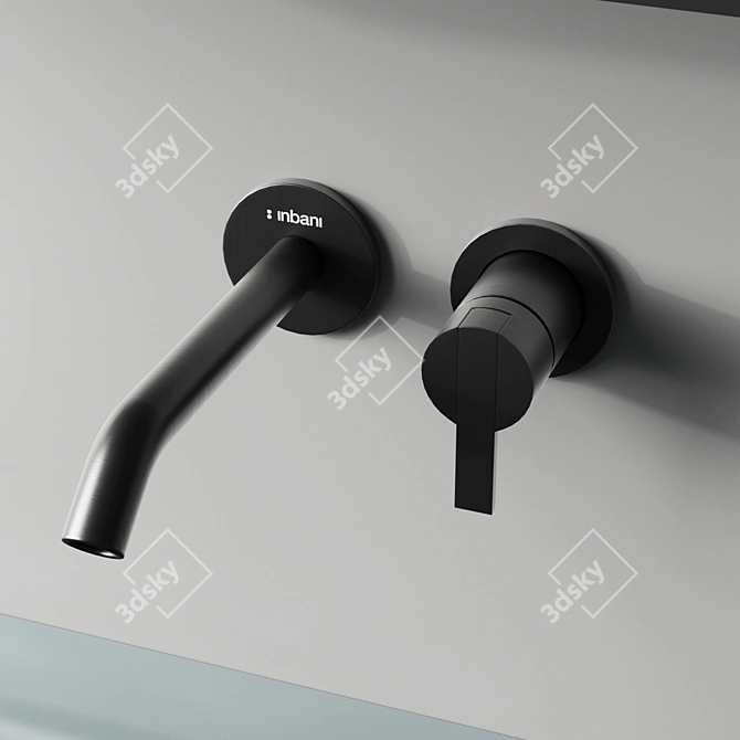 Strato Collection: Elegant Bathroom Fixture 3D model image 3