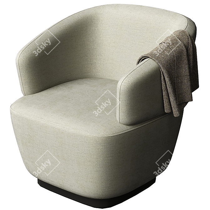 SOPHIE Armchair: Timeless Elegance 3D model image 3