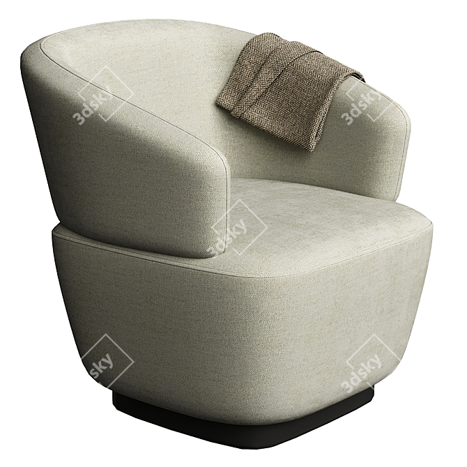 SOPHIE Armchair: Timeless Elegance 3D model image 4