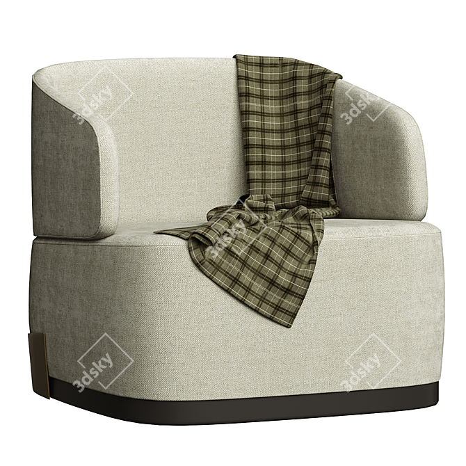 Modern Lounge Chair 3D model image 1