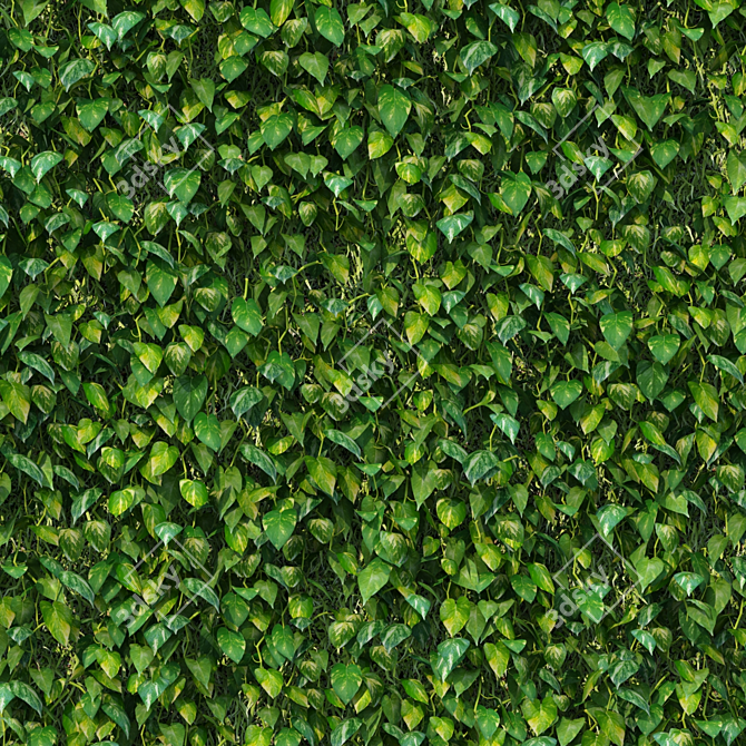 Stunning Vertical Garden Set 3D model image 5