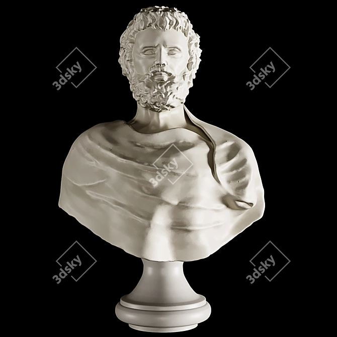 Masterpiece Sófocles Sculpture 3D model image 1