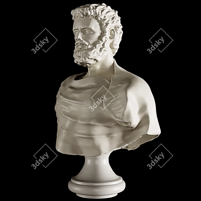 Masterpiece Sófocles Sculpture 3D model image 2