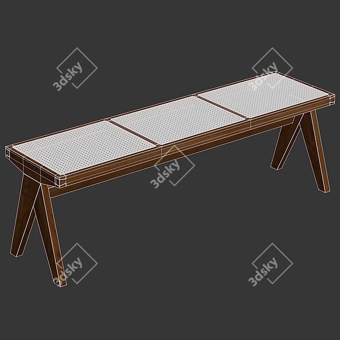 Heaps & Woods - Jeanine: Stylish Seamless Texture Furniture 3D model image 3