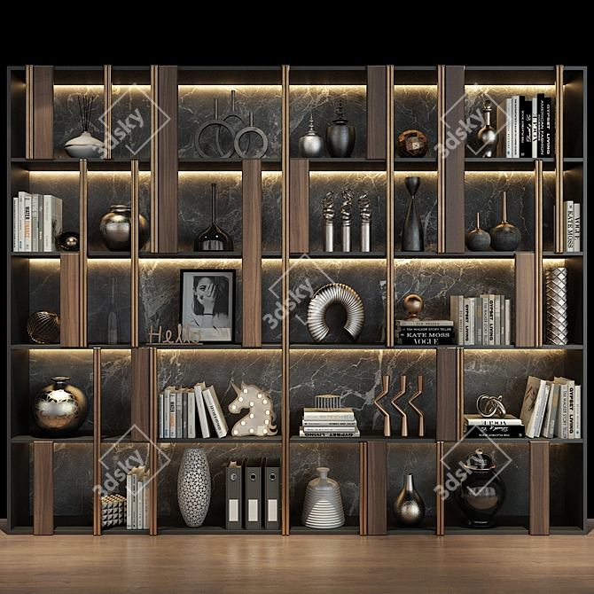 0439 Cabinet Furniture | Stylish Storage Solution 3D model image 1