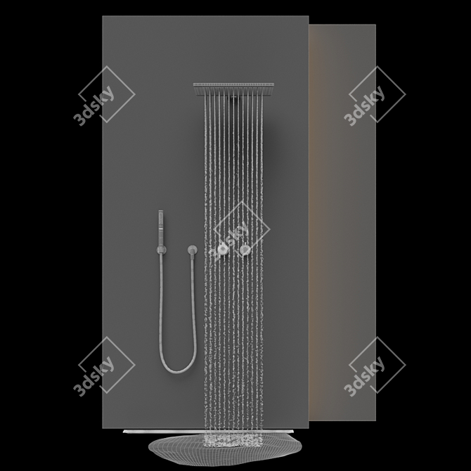 If the description is already given in English, I will proceed with creating a unique product title for the modern interior shower.

 Fantini Liquid Shower 3D model image 5