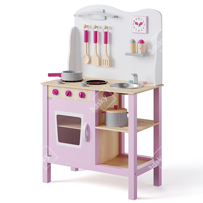 Bon Appétit: New Classic Toys Children's Kitchenette 3D model image 4