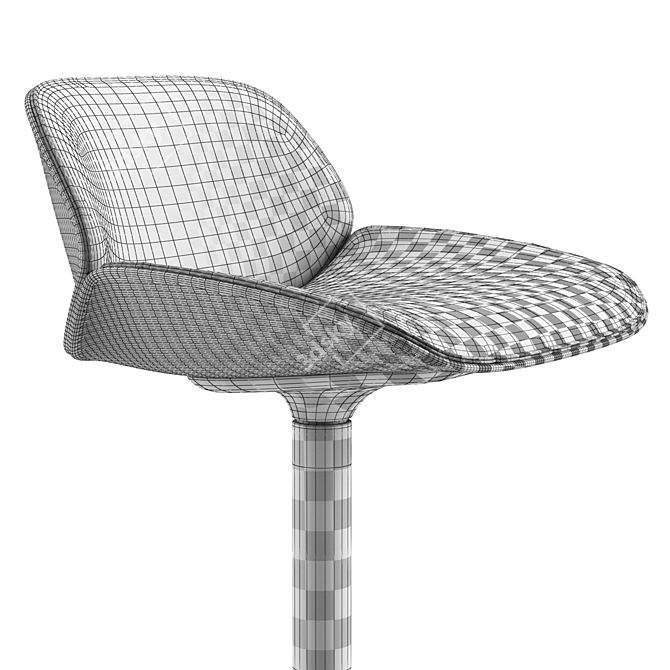 Elegant Nuez BQ 2745 Chair 3D model image 7