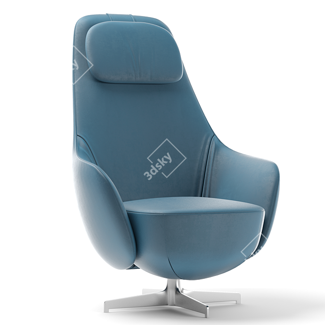Harbor Laidback: The Ultimate Armchair 3D model image 3