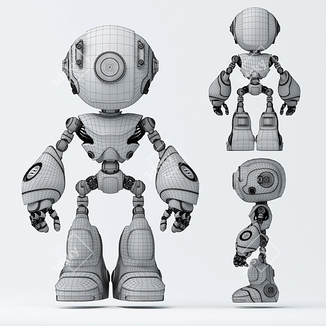 Vray Render Robot 3D model image 3