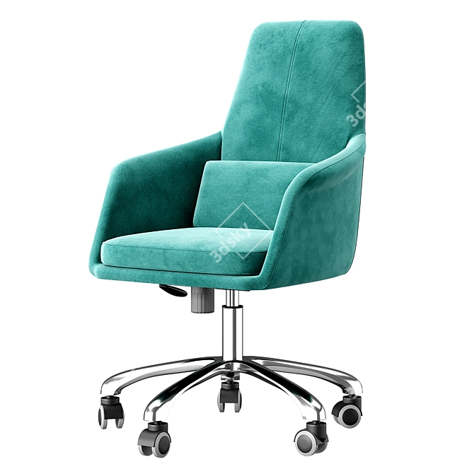 Meridian Emerald Office Chair 3D model image 1