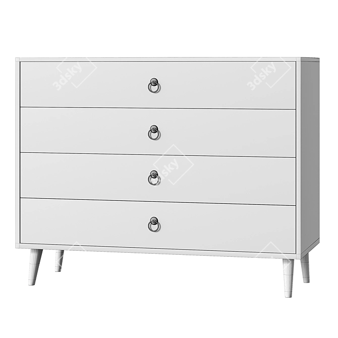 Polly Drawer Set - Sleek and Stylish 3D model image 3