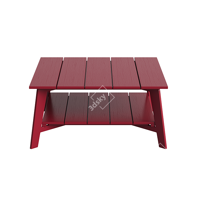 Garden Coffee Table: Réphir's Double Top 3D model image 3