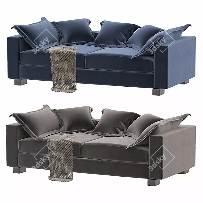 Andromeda Luxury Sofa 3D model image 1