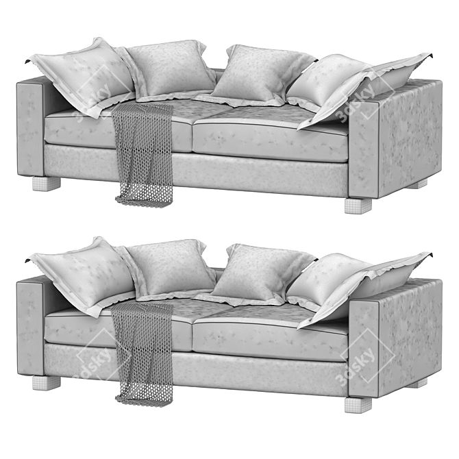 Andromeda Luxury Sofa 3D model image 5