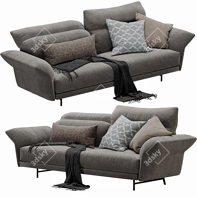 Modern Italian Sofa Set: Ditre Italia On Line 3D model image 2