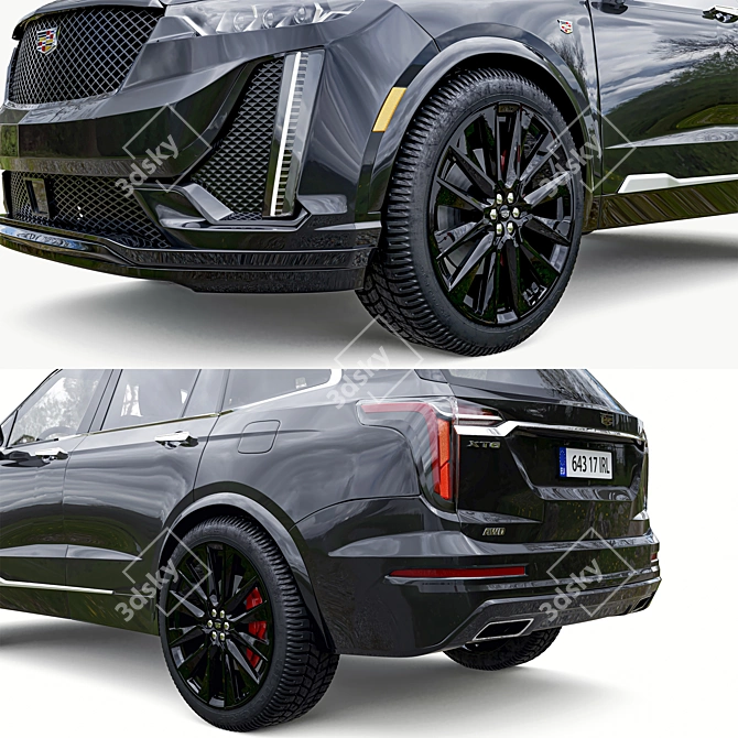 Luxury Cadillac XT6 - Detailed 3D Model 3D model image 6