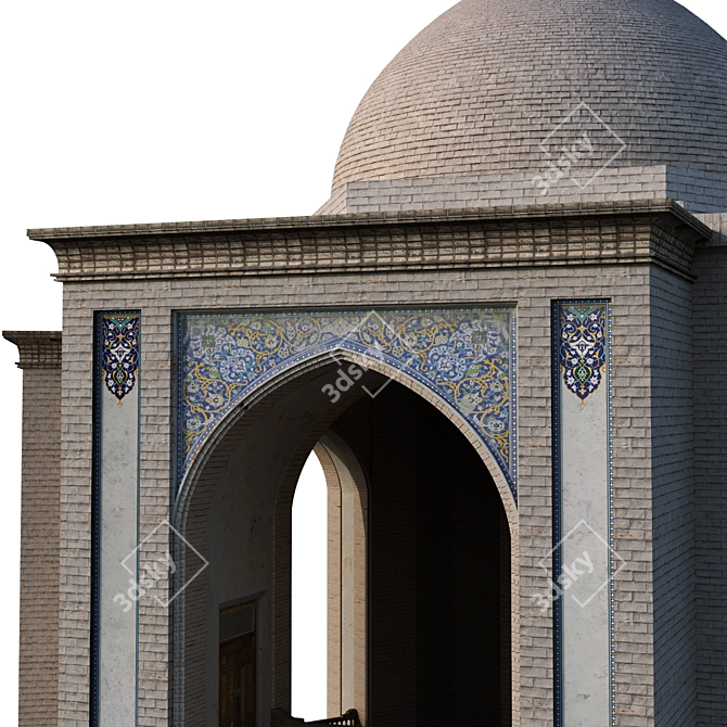 Arabic-Turkish Building Set 145 3D model image 3