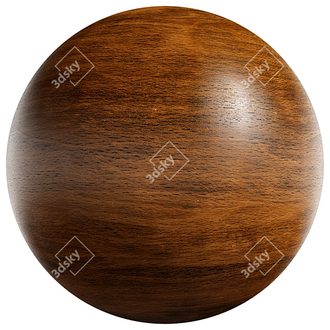 Premium Wood Flooring in 4K 3D model image 1