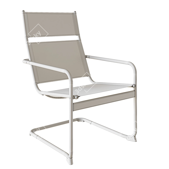 Ikea Husaro Garden Chair: Stylish and Comfortable 3D model image 4