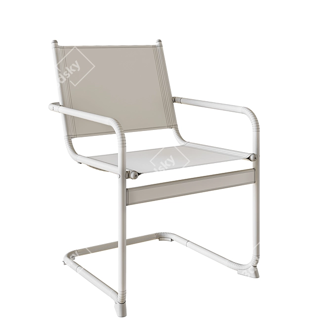 Minimalist Ikea Husaro Chair 3D model image 4