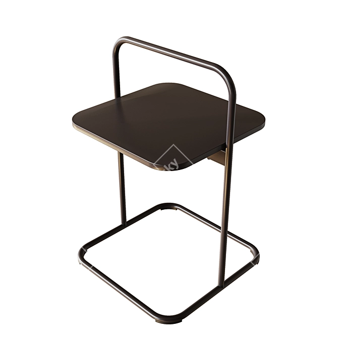 Contemporary Garden Side Table 3D model image 1