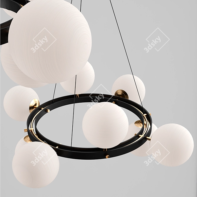 Neo Classic Nicolo Pendant Ring 3D model image 2