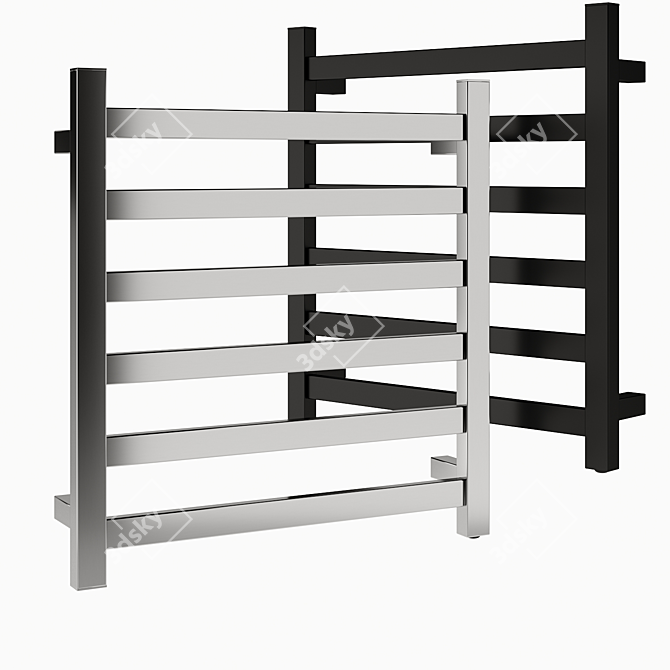 ANZZI Note 6-Bar Towel Warmer: Sleek & Efficient 3D model image 4