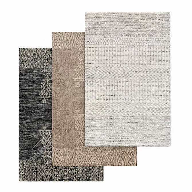 Fulham Rug: Elegant and Versatile Home Décor 3D model image 2