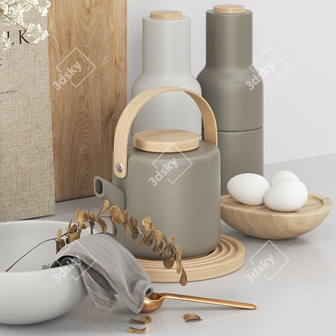 Kitchen Essentials Set 3D model image 2