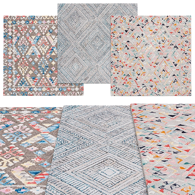 Square Rugs | Multiple Sizes 3D model image 1