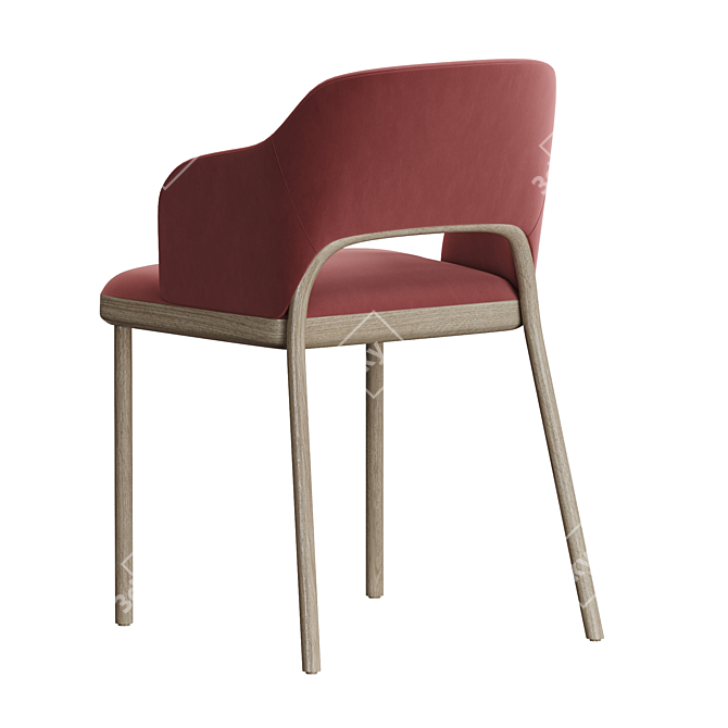 Modern Thonet 520 Chair: Stylish, Sturdy Design 3D model image 4