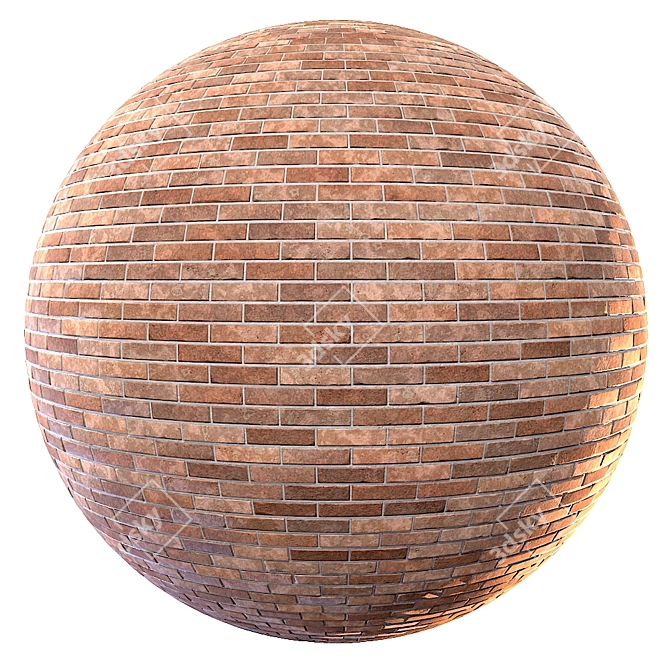 Seamless Brick Textures - 4 Color PBR 3D model image 2