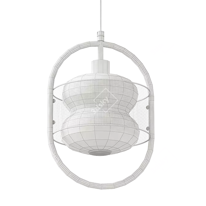 Contemporary Polygon Design Lamp 3D model image 2
