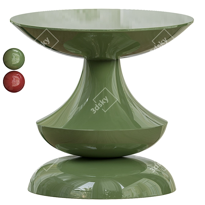 Modern Birignao Side Table - 2013 Version 3D model image 3