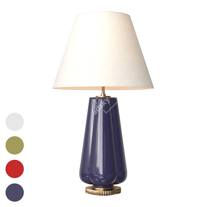 Elegant Penelope Table Lamp 3D model image 1