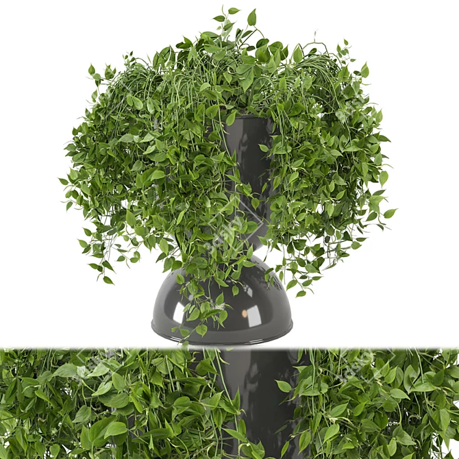 Botanical Bliss: Indoor Plants Set 3D model image 1