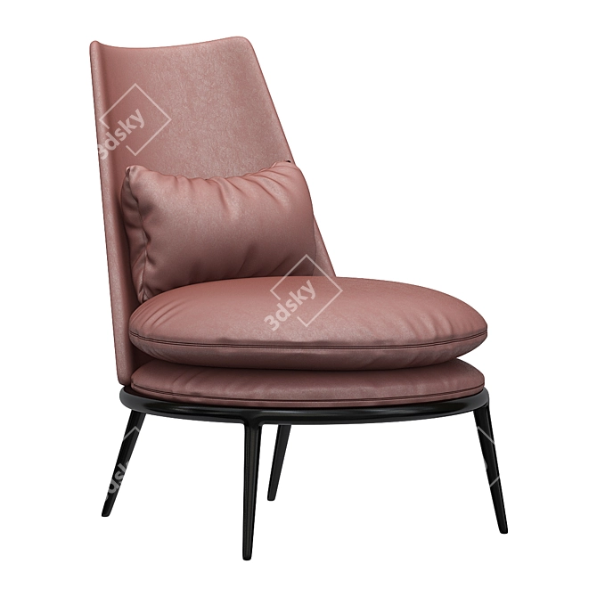 Elegant Aurora Cantori Chair 3D model image 1