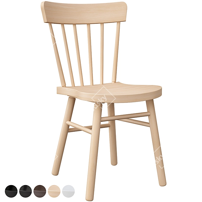 Norraryd Chair: Stylish and Functional 3D model image 1