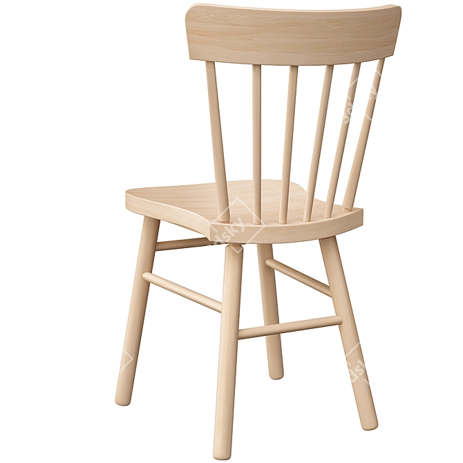 Norraryd Chair: Stylish and Functional 3D model image 2