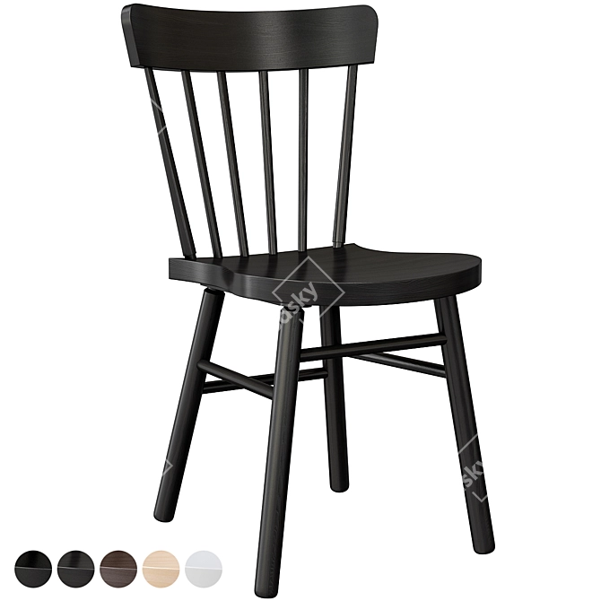 Norraryd Chair: Stylish and Functional 3D model image 4