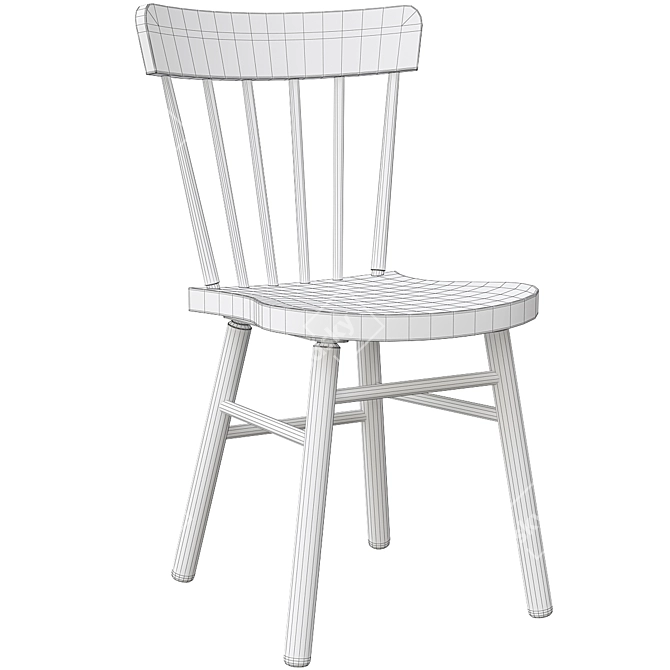 Norraryd Chair: Stylish and Functional 3D model image 7