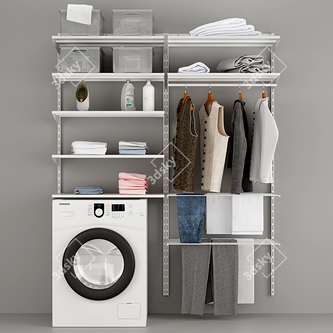 BOAXEL Laundry Organization System 3D model image 1