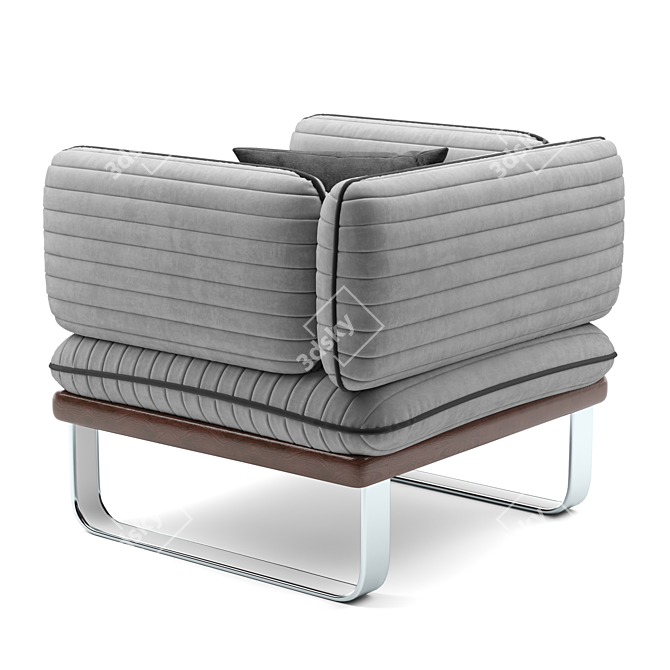 Outdoor Bliss: Armchair Collection 3D model image 2