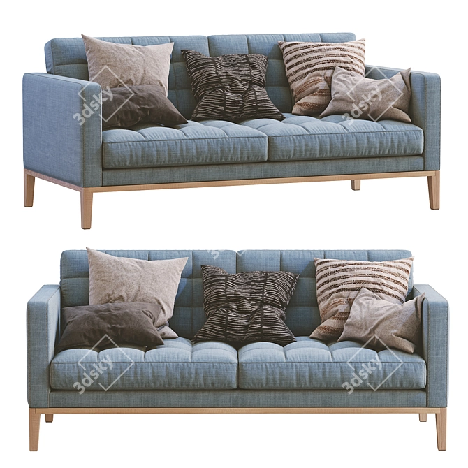 Contemporary AC Lounge Sofa 3D model image 3