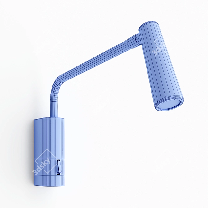 Gamma Extend LED Reading Lamp: Versatile and Bright 3D model image 4