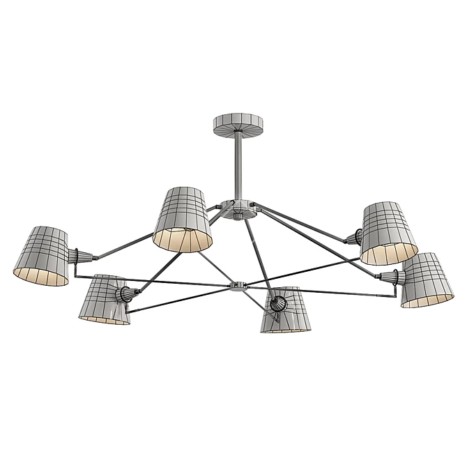 Freya Abigai Chandelier 3D model image 2