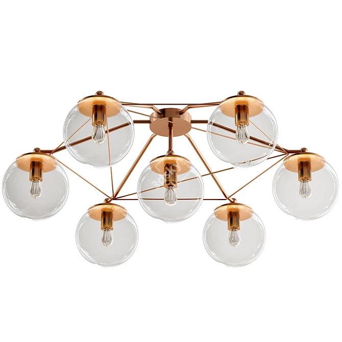 Vitaluce Ceiling Chandelier 3D model image 1